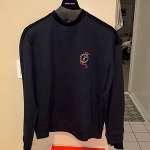 Brand New Men’s Giorgio Armani Navy Pullover Sweatshirt